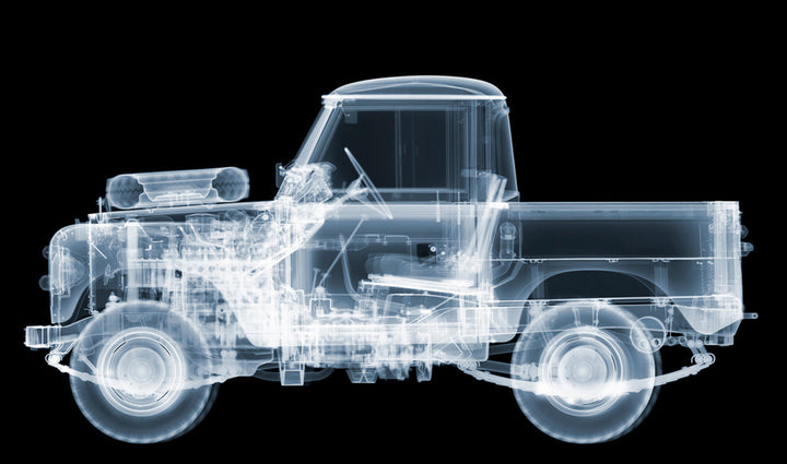 Land Rover Pickup by Nick Veasey