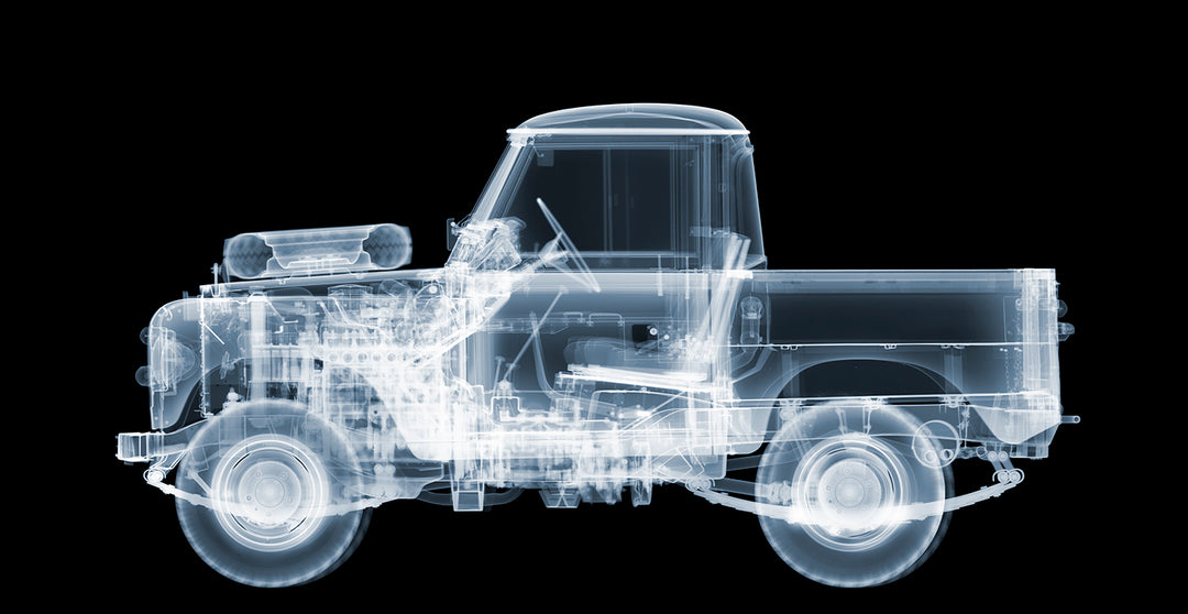 Land Rover Pickup by Nick Veasey available from Startle