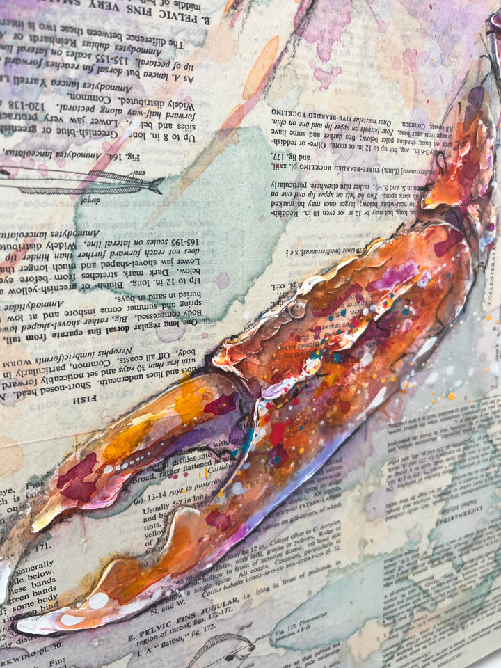 One Red Langoustine by Giles Ward