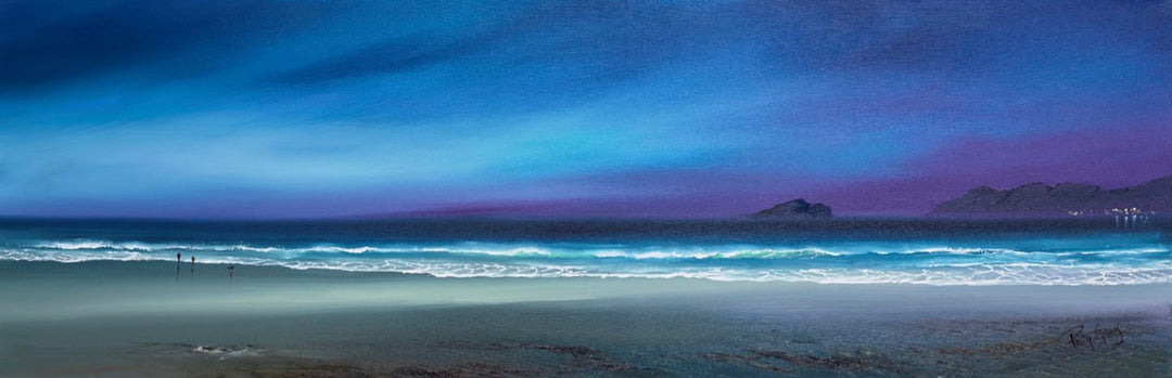 Beach Walk With My Dog I by Philip Gray