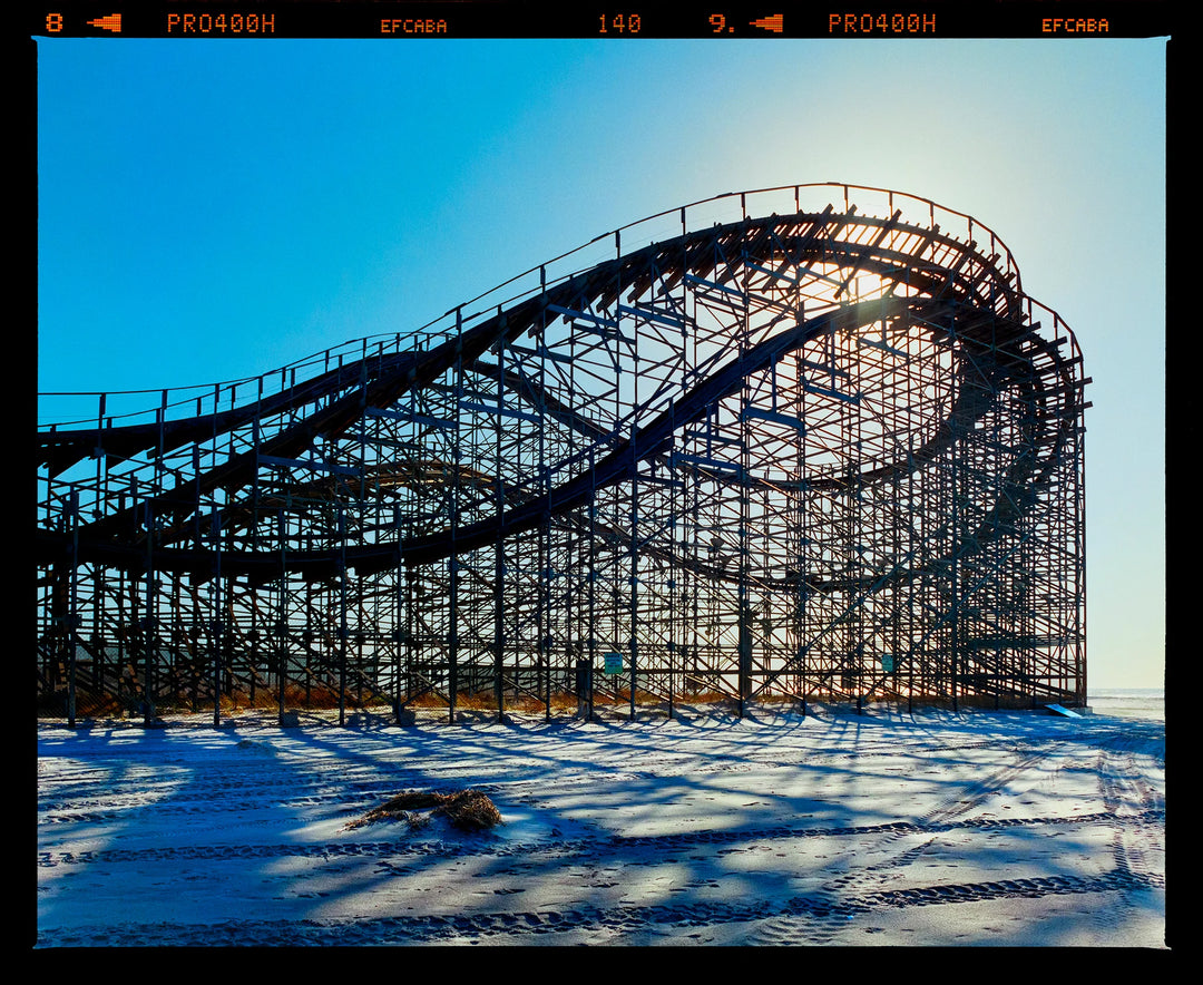 Beached Roller Coaster, Wildwood, New Jersey, 2013 by Richard Heeps