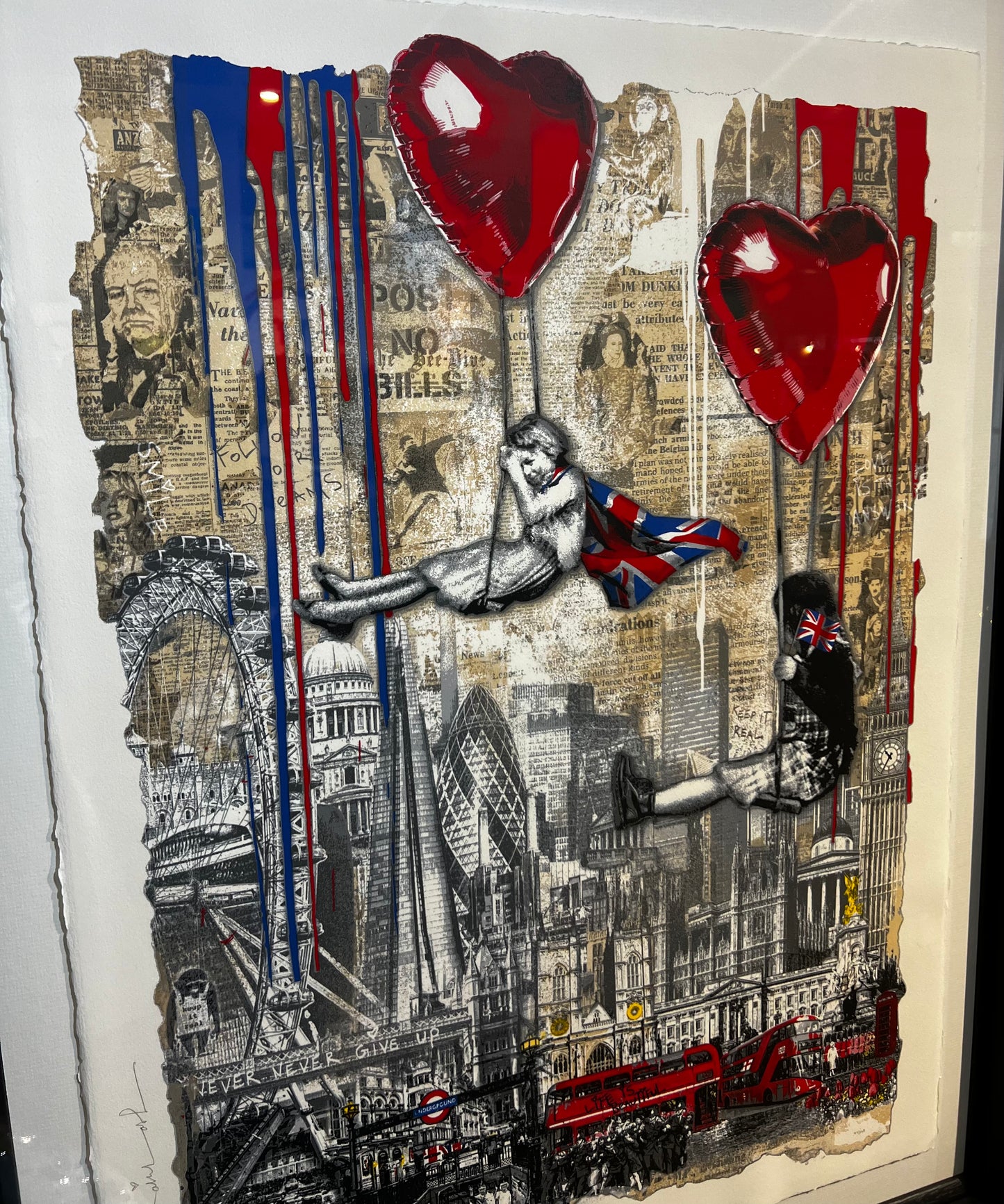 Love Is In the Air, London by Mr Brainwash
