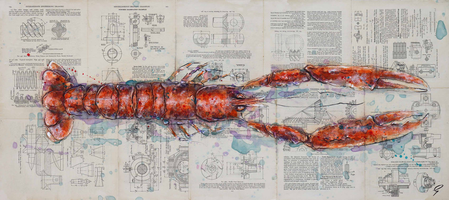 A Single Langoustine by Giles Ward