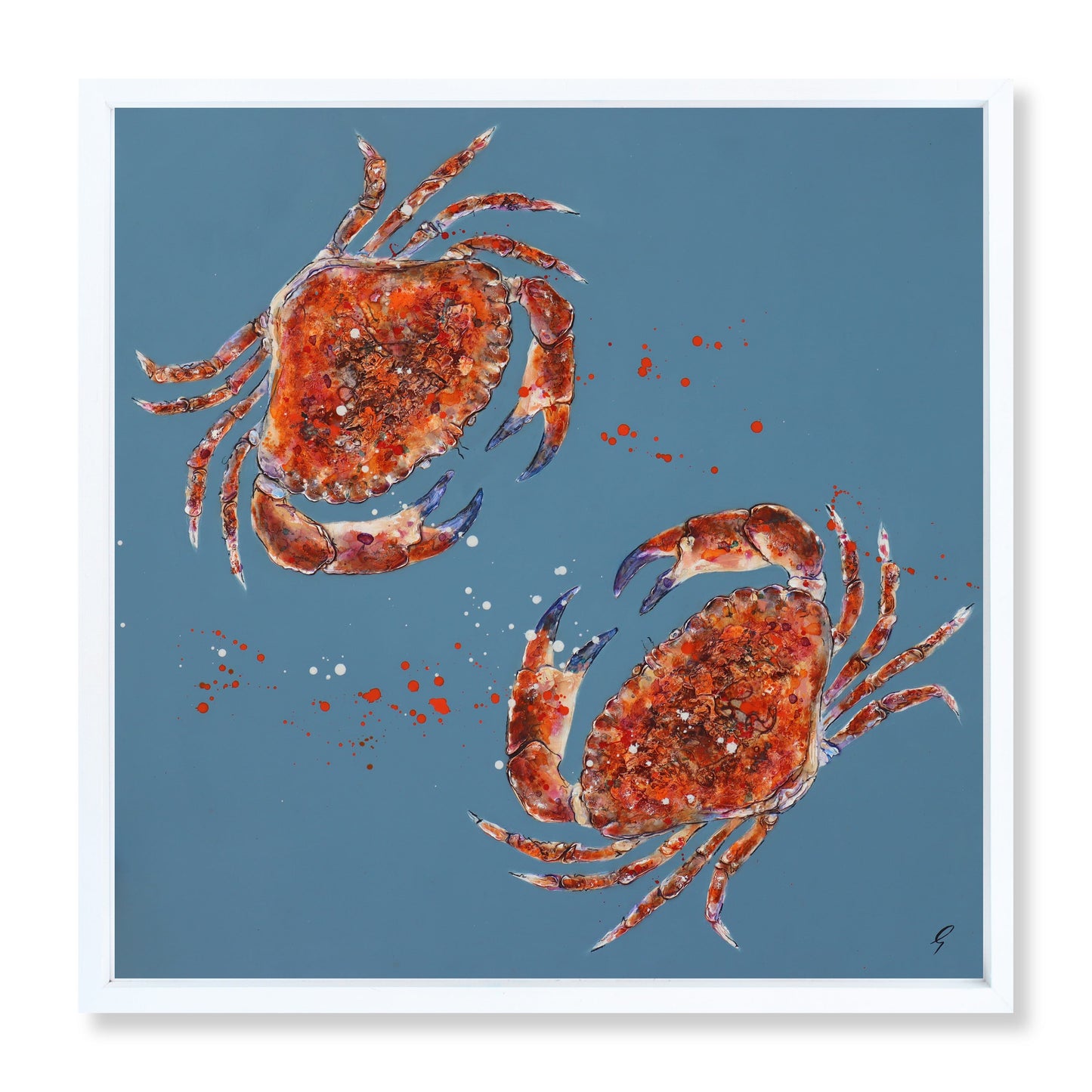 Two Red Crabs by Giles Ward