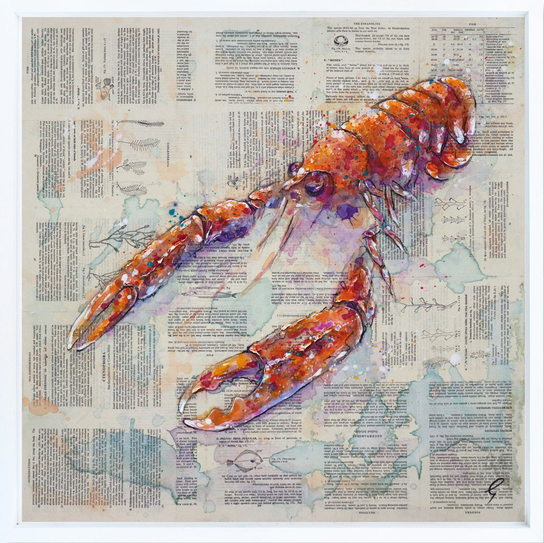 One Red Langoustine by Giles Ward