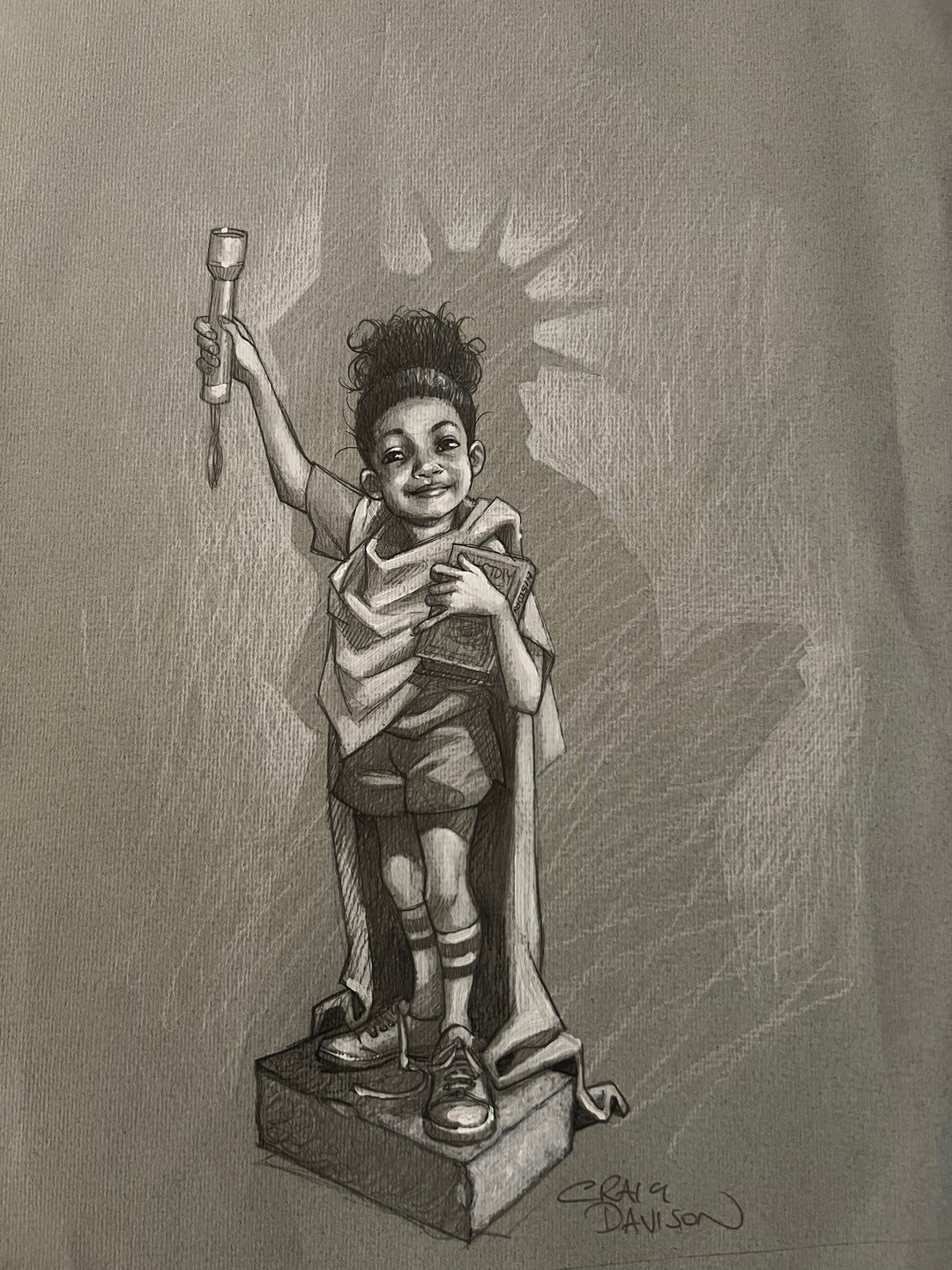 State of the Empire Original Pencil Sketch by Craig Davison