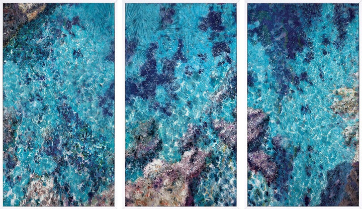 Into the Blue (Triptych) by Antonio Sannino