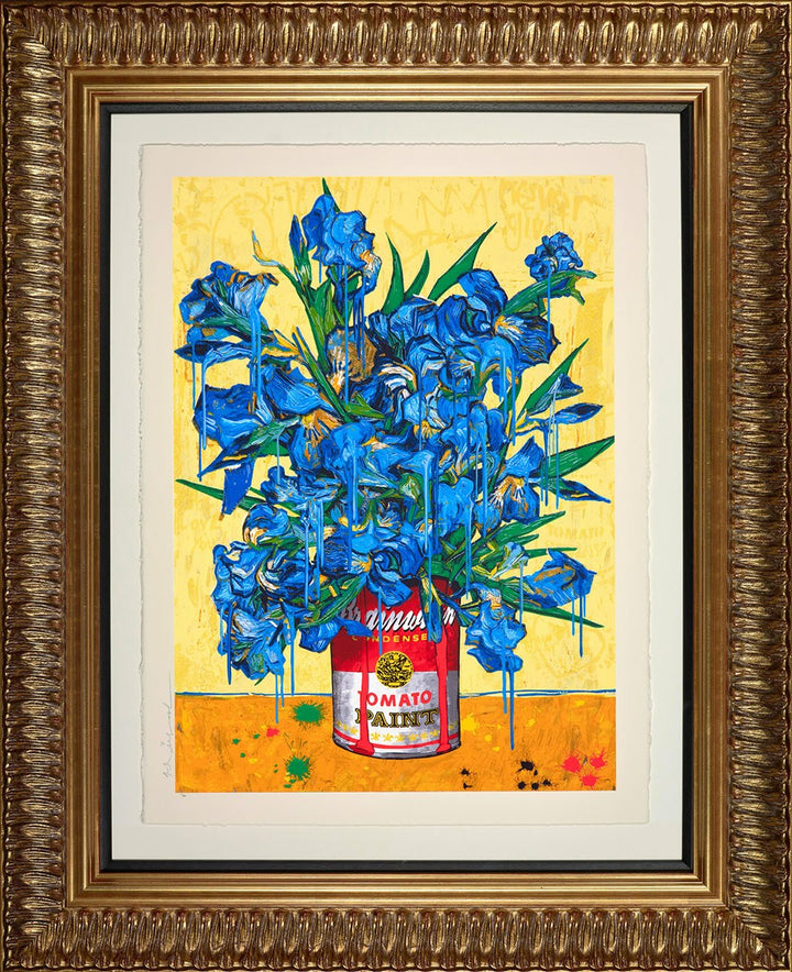 Iris (Framed) by Mr Brainwash