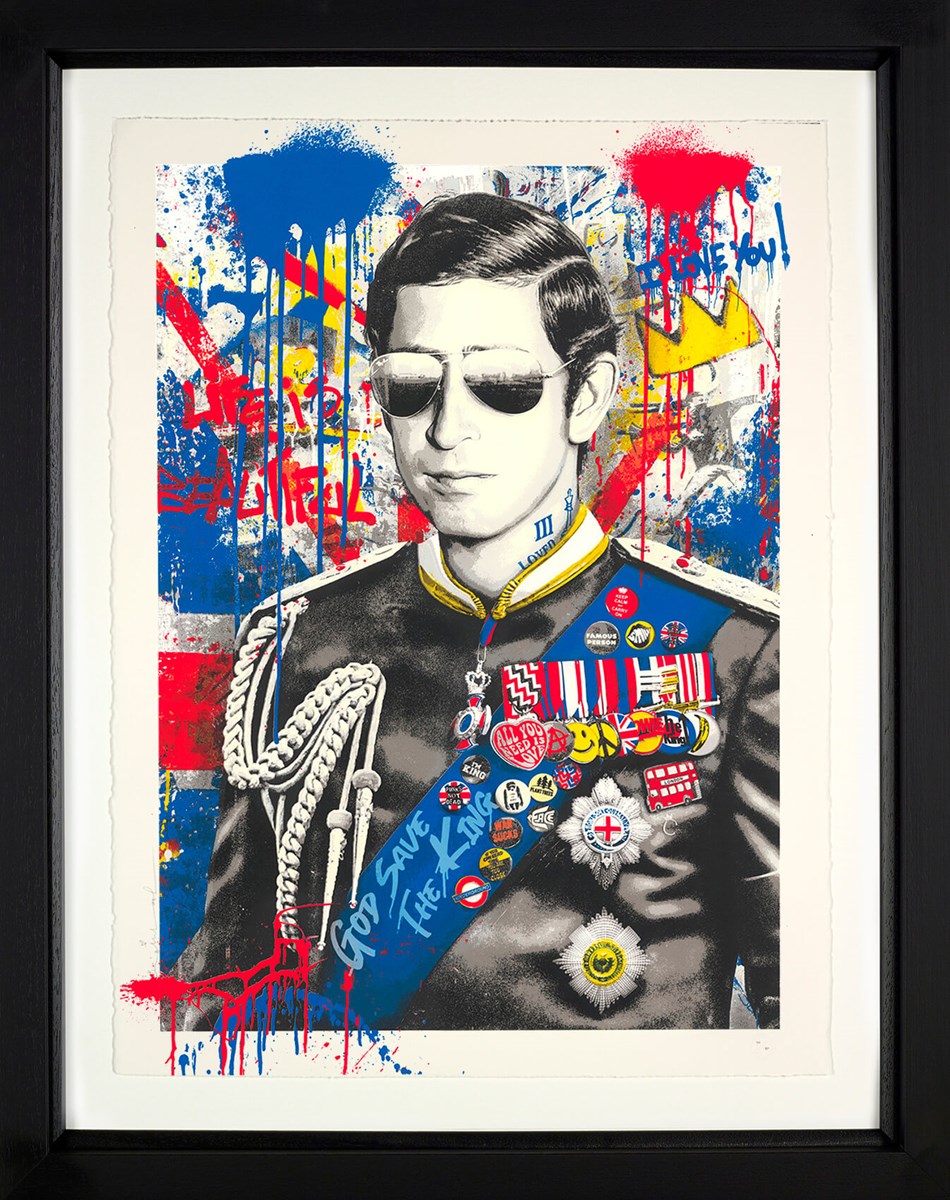 Long Live The King by Mr Brainwash