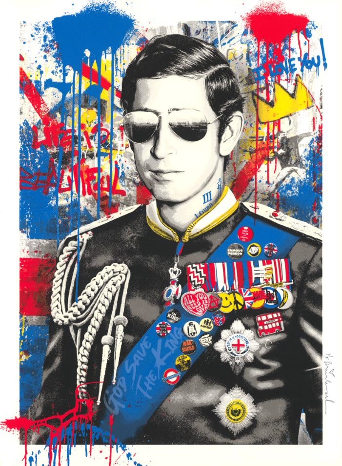 Long Live The King by Mr Brainwash