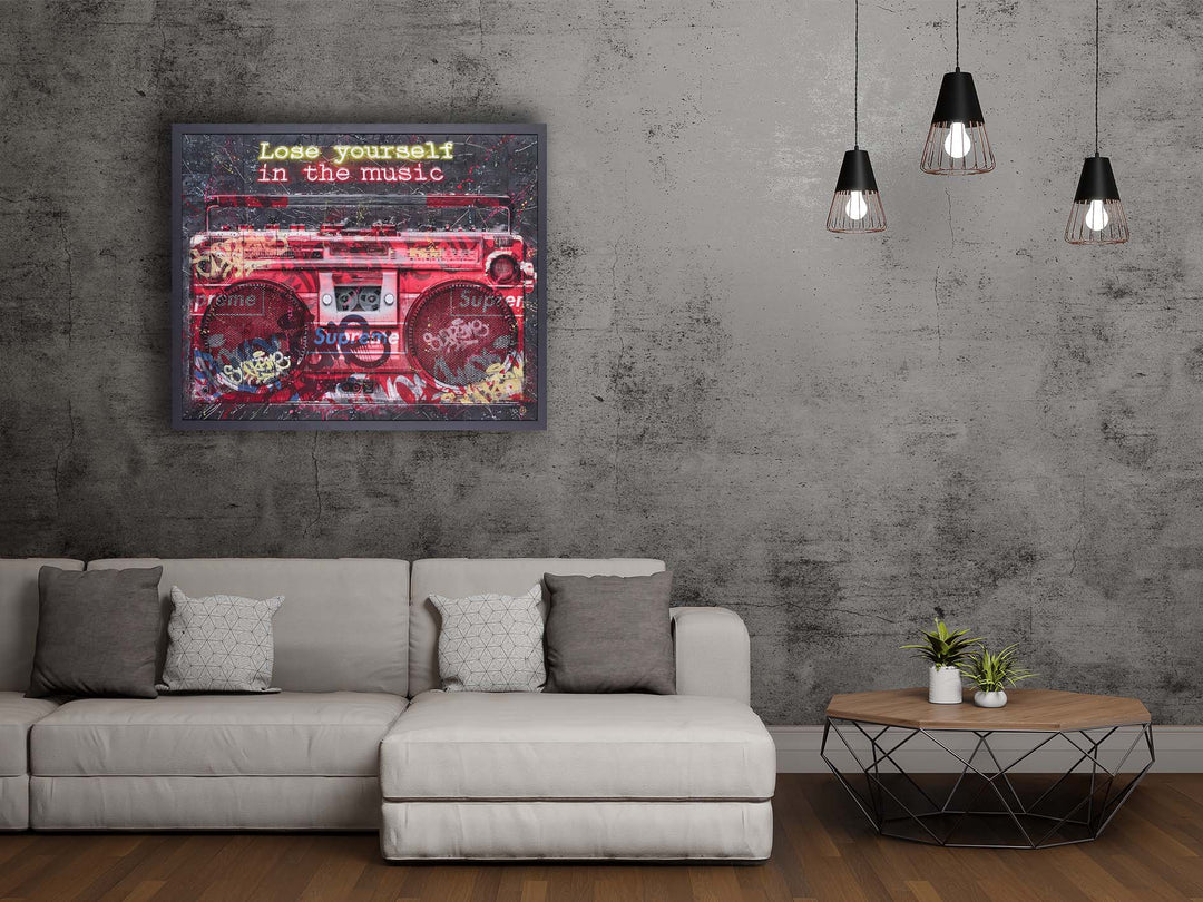 Lose Yourself In The Music by Dan Pearce in situ