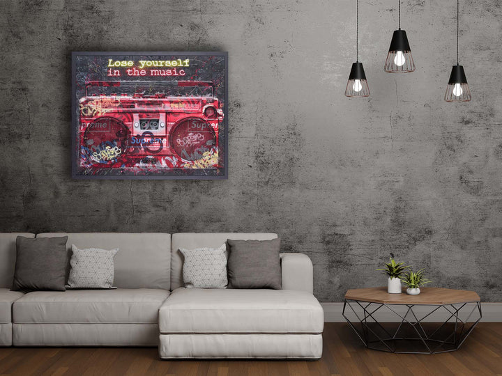 Lose Yourself In The Music by Dan Pearce in situ
