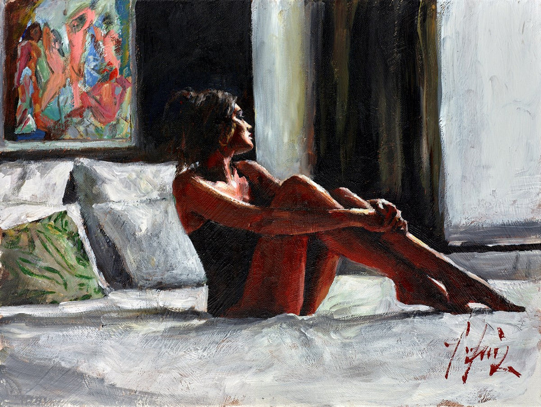 Olga y Les Demoiselles (Original) by Fabian Perez