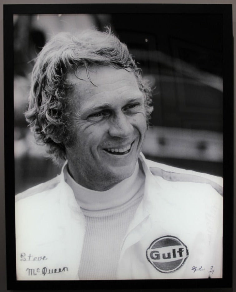 Le Mans France (Steve McQueen Smiling) by Anwar Hussein
