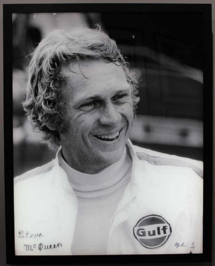 Le Mans France (Steve McQueen Smiling) by Anwar Hussein