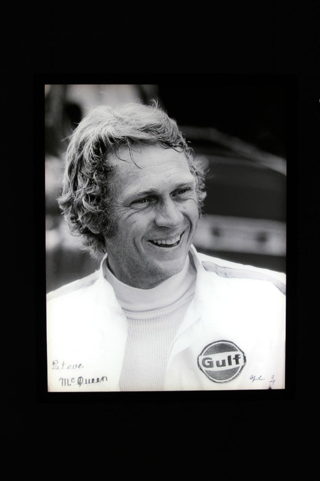 Le Mans France (Steve McQueen Smiling) by Anwar Hussein