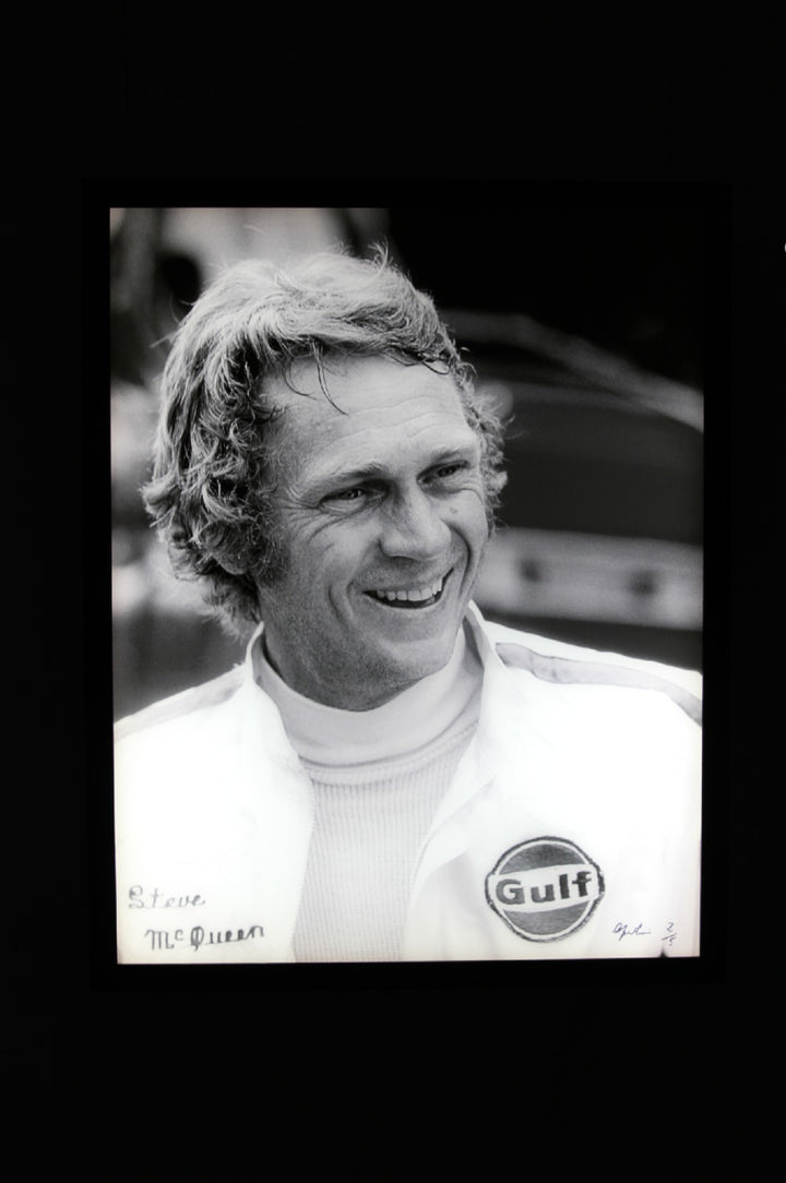 Le Mans France (Steve McQueen Smiling) by Anwar Hussein