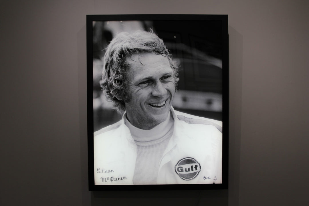 Le Mans France (Steve McQueen Smiling) by Anwar Hussein