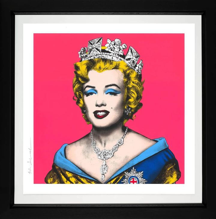 Queen Marilyn (Pink) by Mr Brainwash