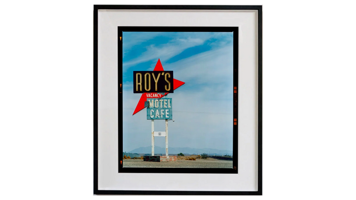 Roy's Motel Sign, Amboy, California, 2002 by Richard Heeps