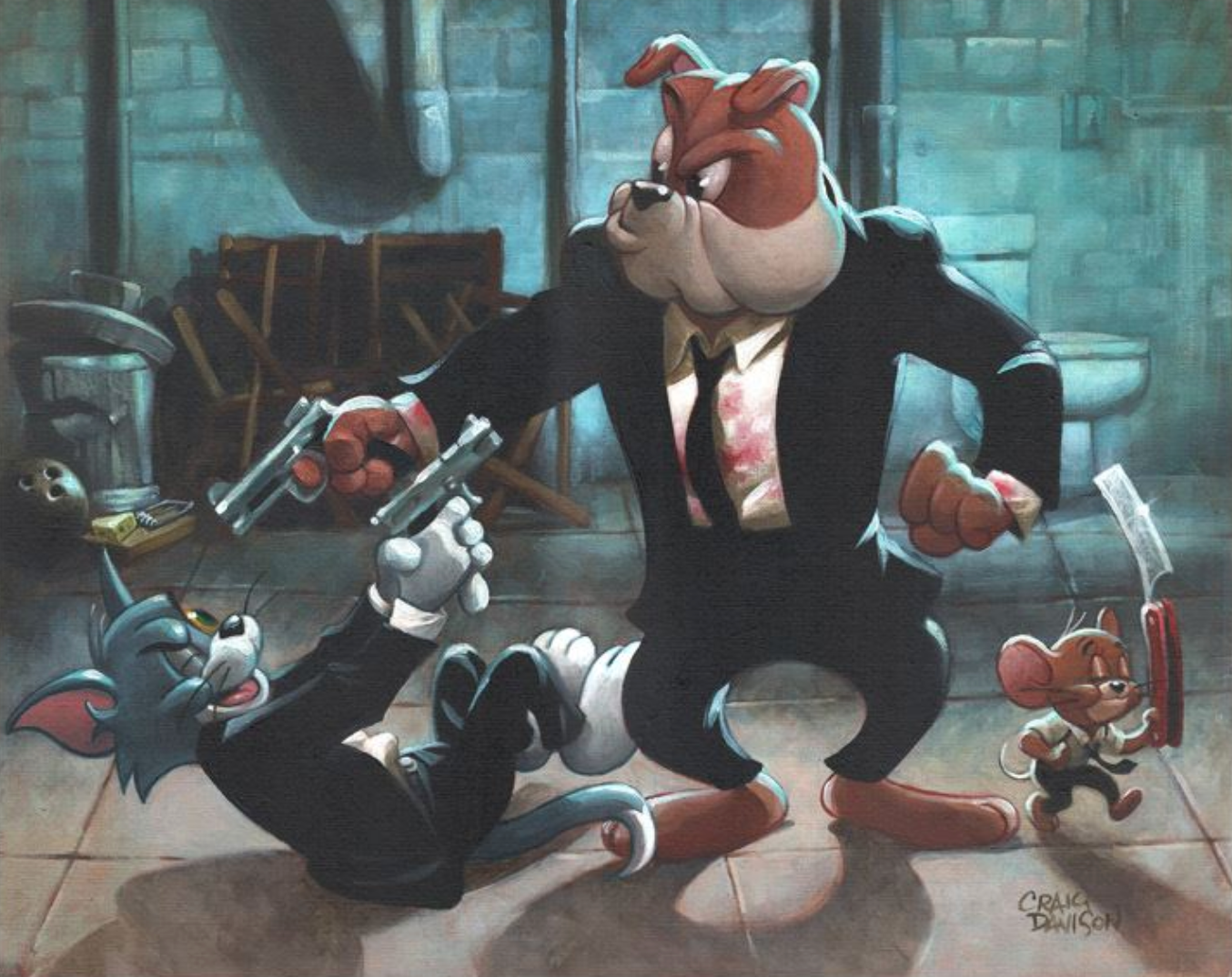 Reservoir Dogs And Cats And Mice by Craig Davison