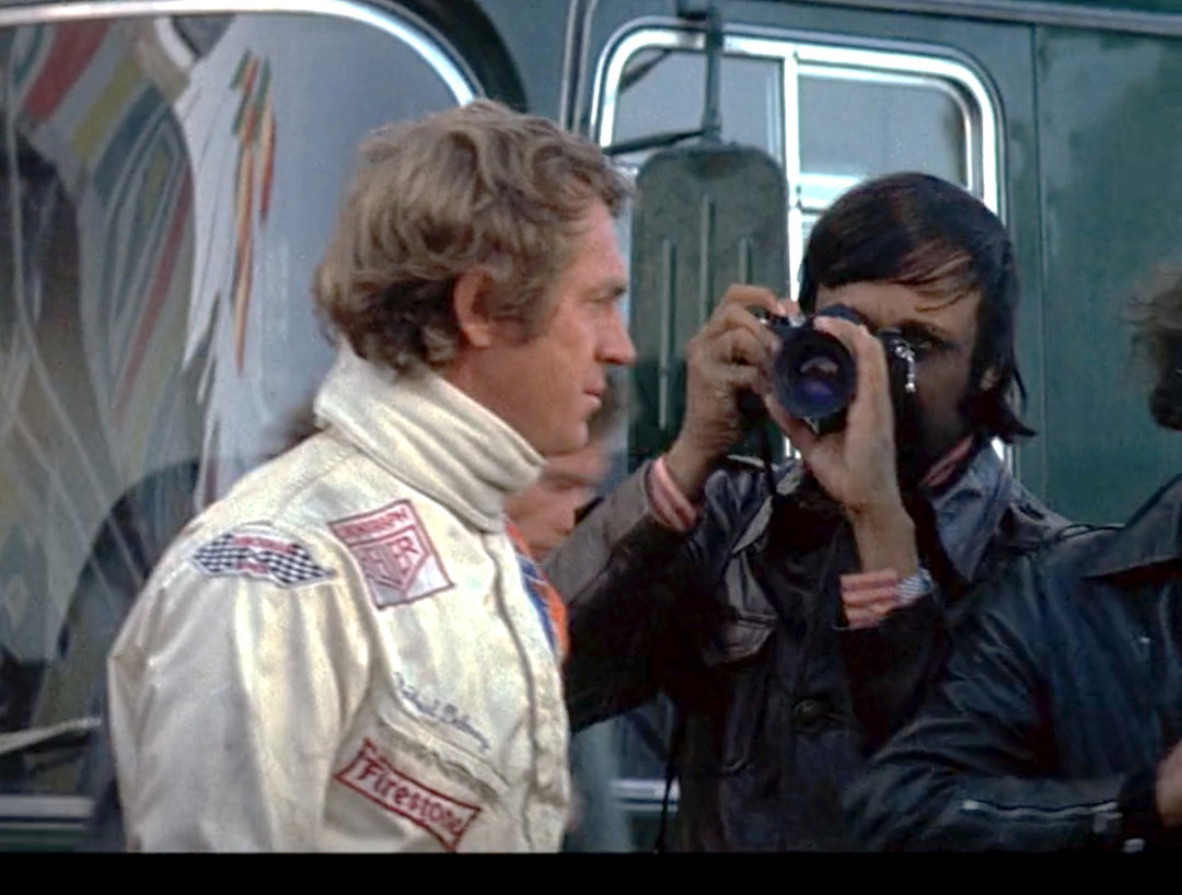 Le Mans France (Steve McQueen Smiling) by Anwar Hussein