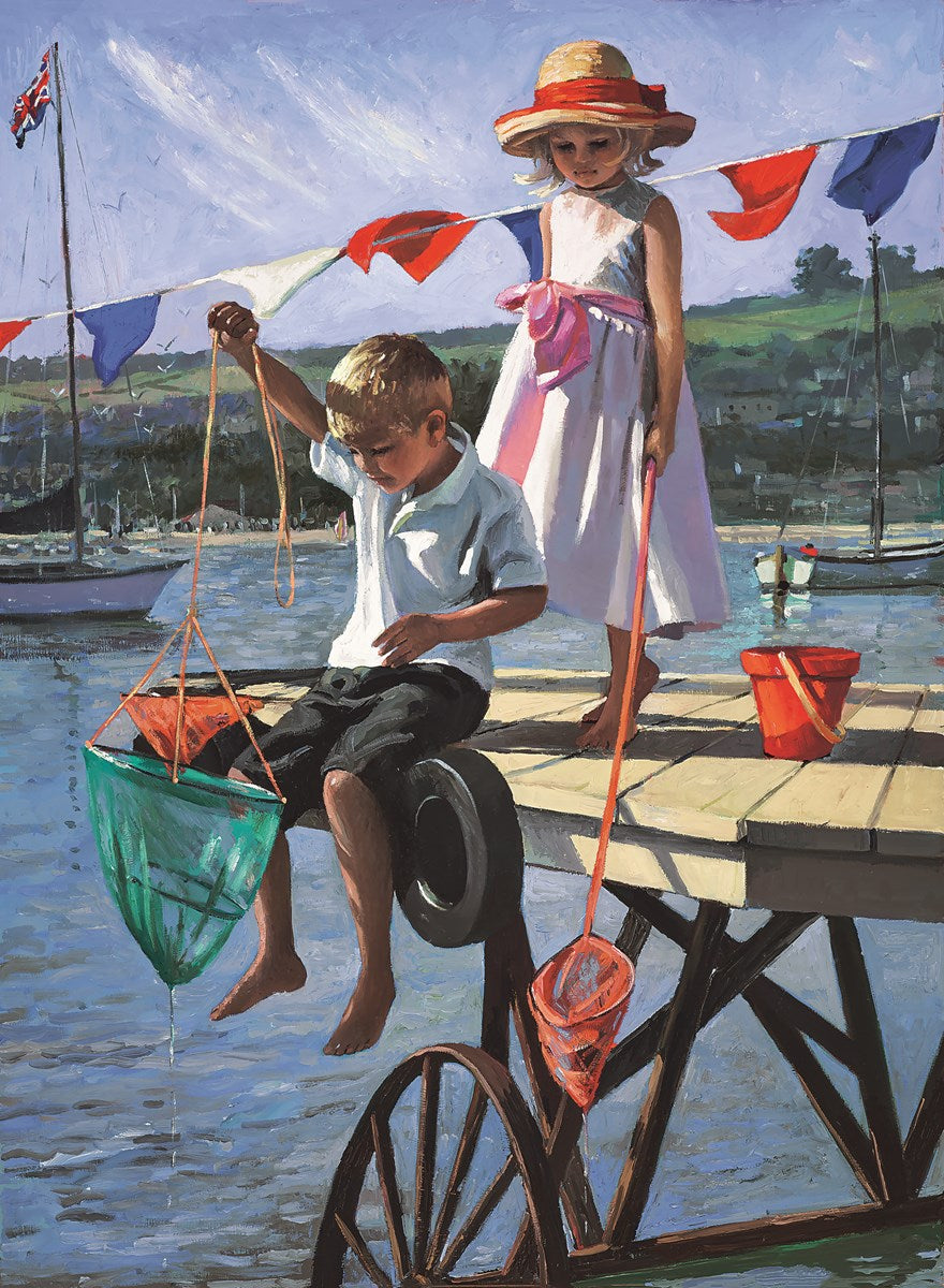 Fishing From the Jetty by Sherree Valentine Daines