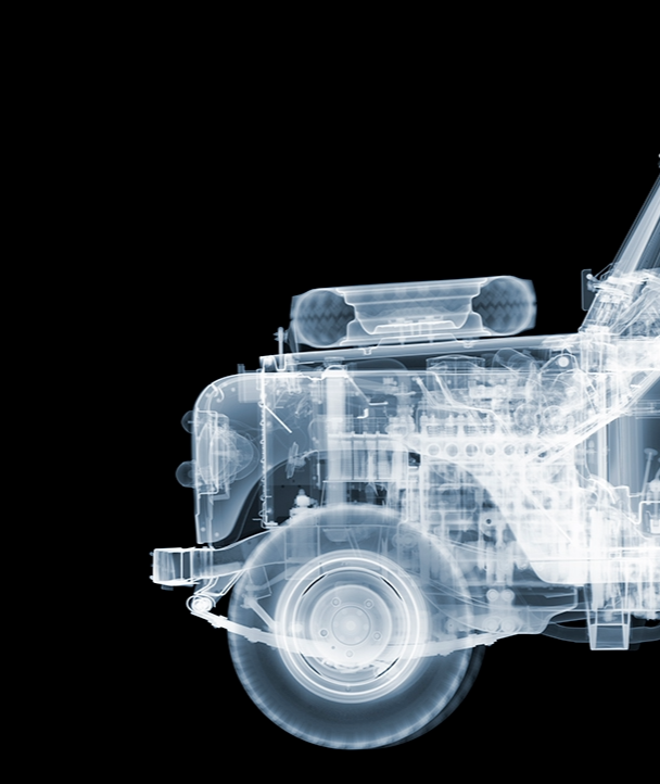 Land Rover Pickup by Nick Veasey