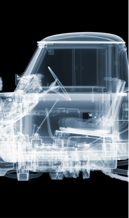 Land Rover Pickup by Nick Veasey