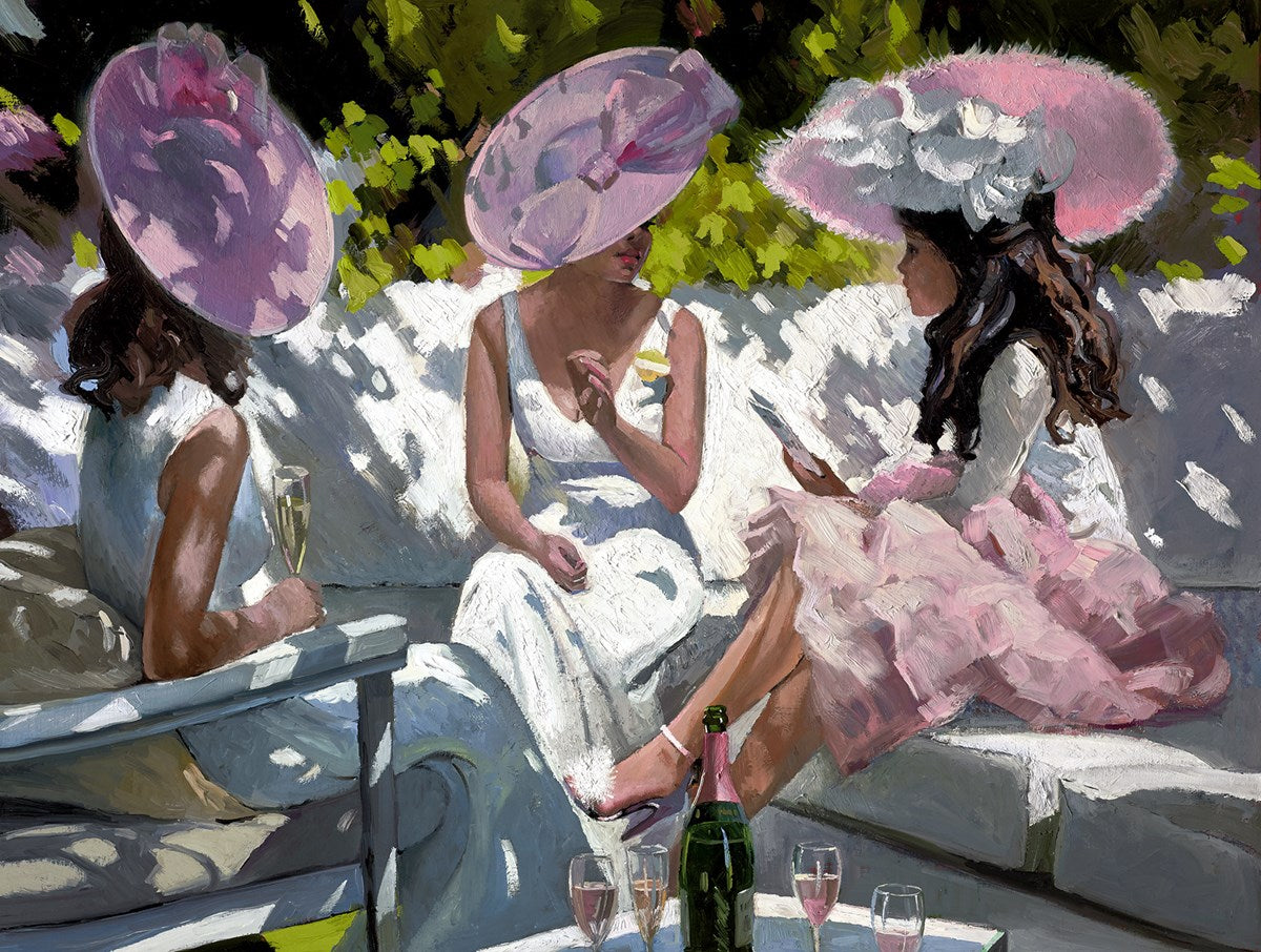 Pink Champagne, Ascot by Sherree Valentine Daines