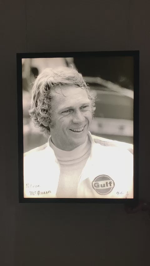 Le Mans France (Steve McQueen Smiling) by Anwar Hussein