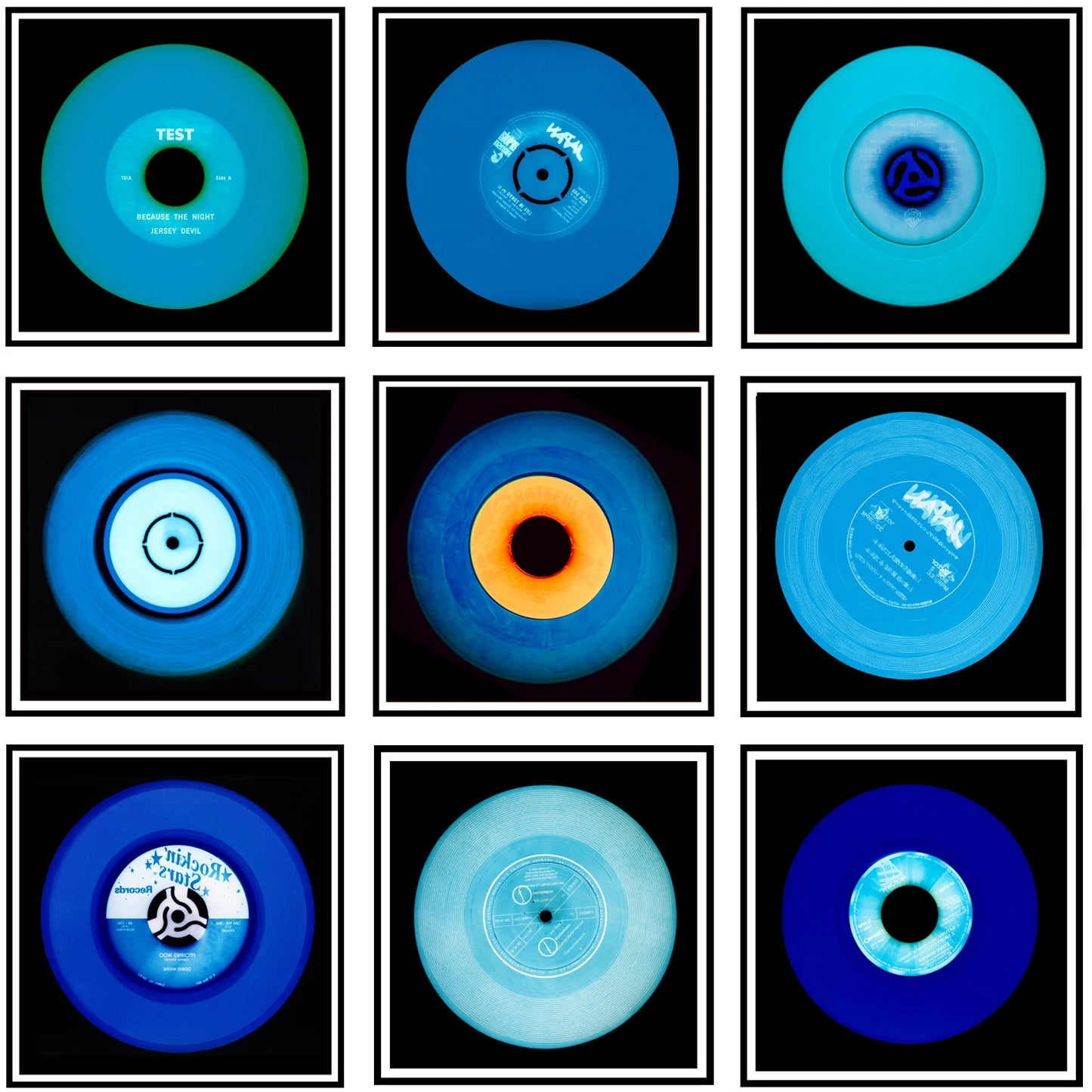 Vinyl Collection Nine Piece 'Blues' 3.0 Installation by Richard Heeps