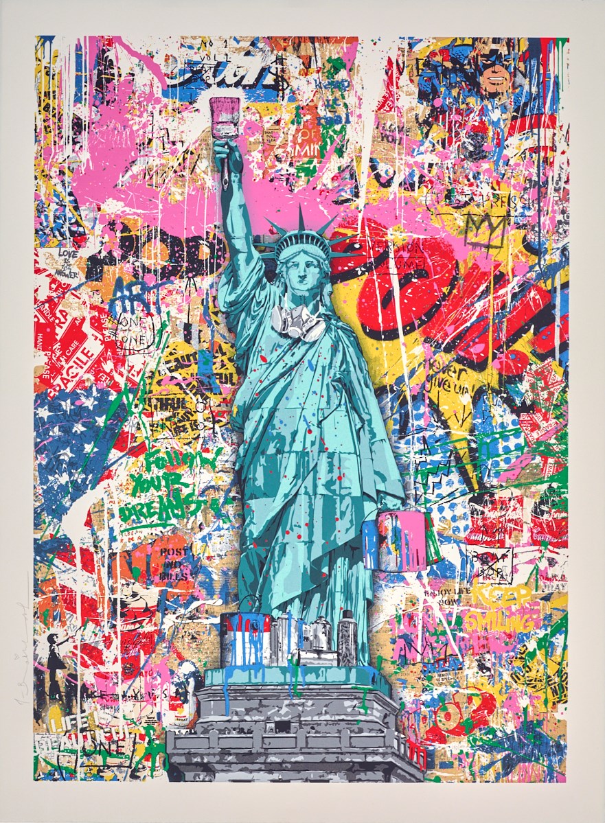 Liberty 22' by Mr Brainwash