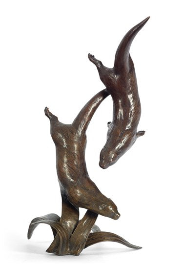 Out to Play (Otters) by Michael Simpson