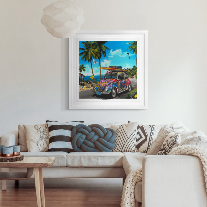 Beach Bug by Mr Brainwash in Situ
