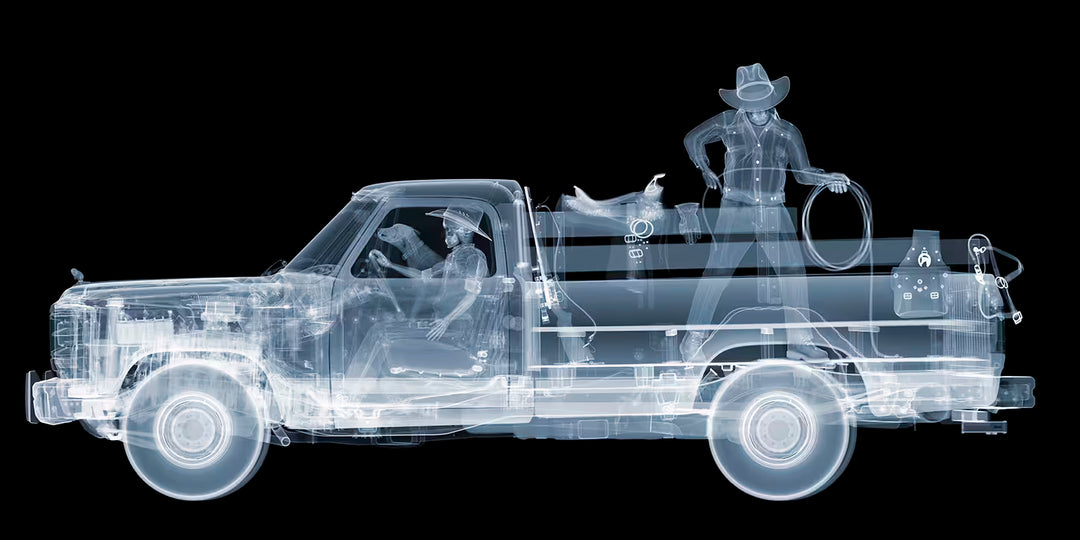 1986 Dodge Ram Cowboys  by Nick Veasey
