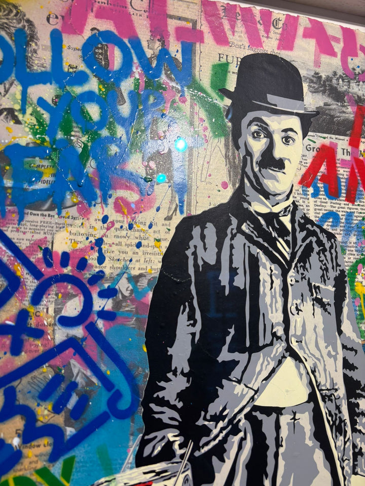 Chaplin by Mr Brainwash