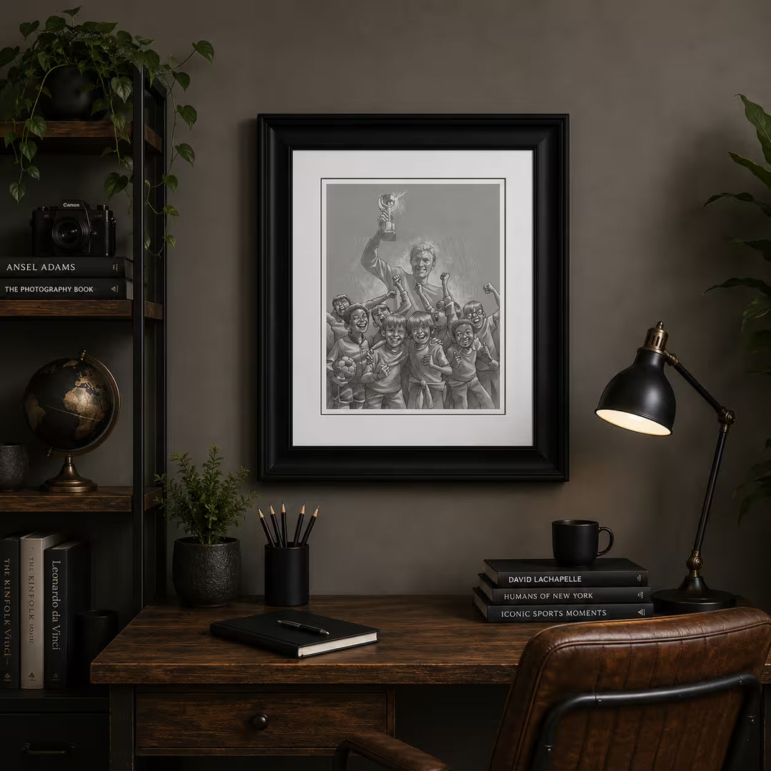 60 Years of Hurt (Sketch) by Craig Davison in situ