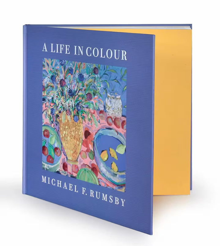 A Michael Rumsby open edition book, the title is A Life in Colour