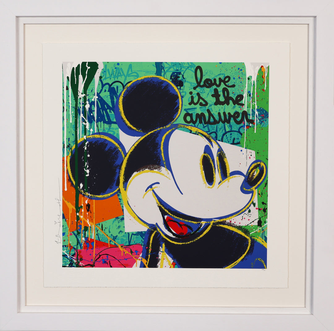 Bright Shades of Mickey by Mr Brainwash