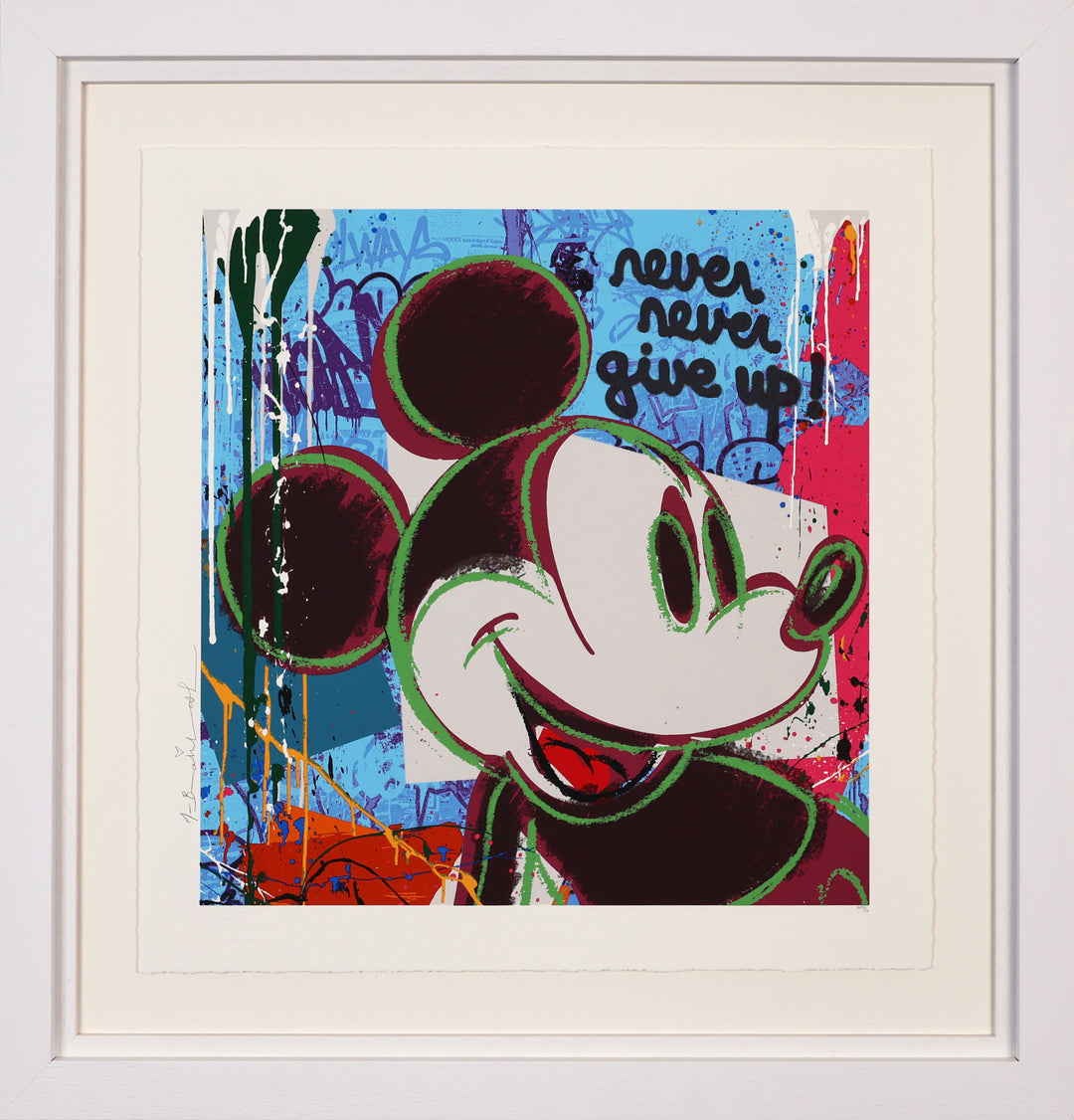 Bright Shades of Mickey by Mr Brainwash