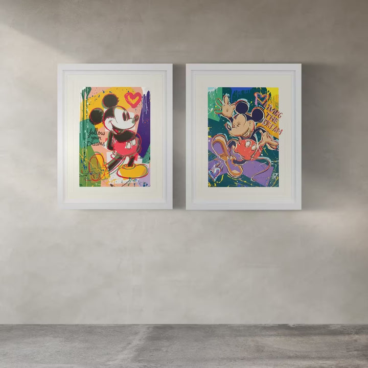 A picture of Mr Brainwash A Heart Full of Dreams in situ