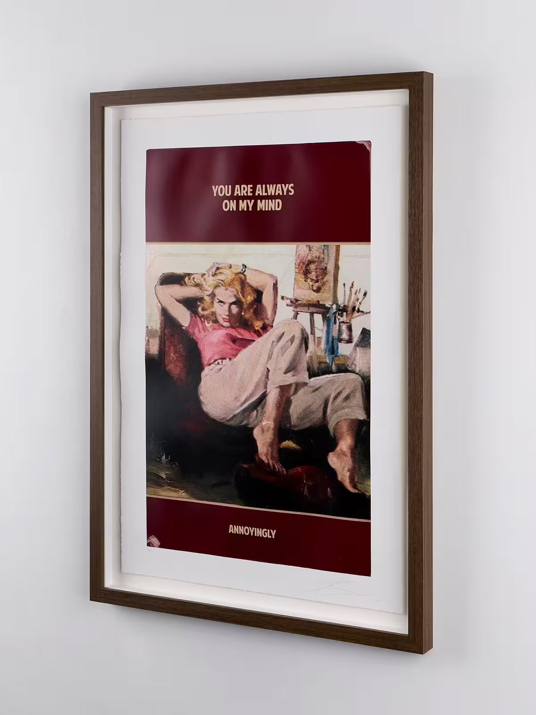 The Connor Brothers Always on My Mind framed from the side