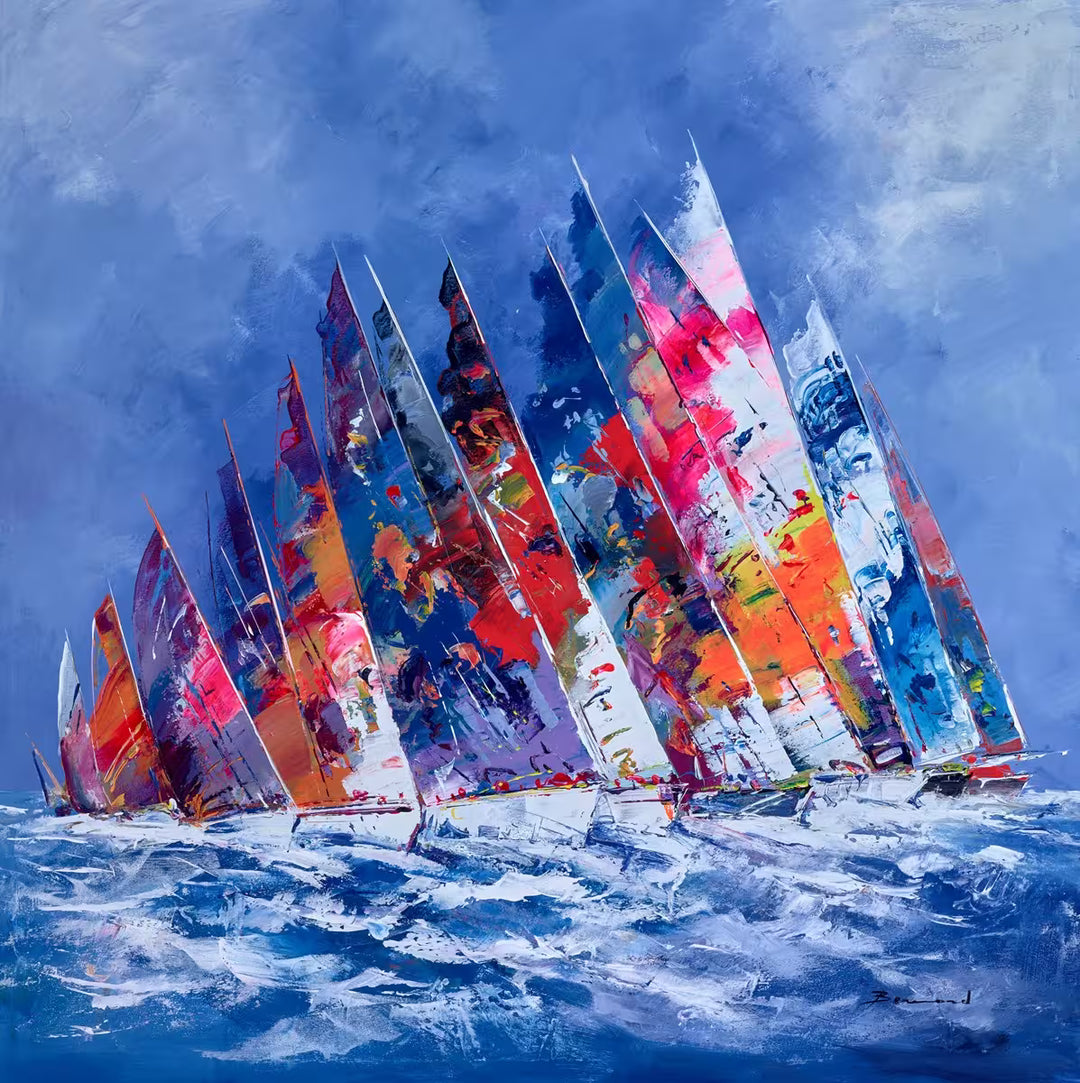 At Home on the Waves IV by Bernard