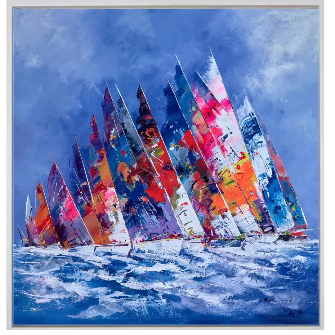 At Home on the Waves IV by Bernard