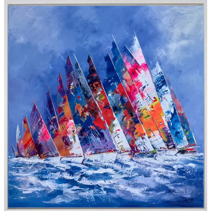 At Home on the Waves IV by Bernard