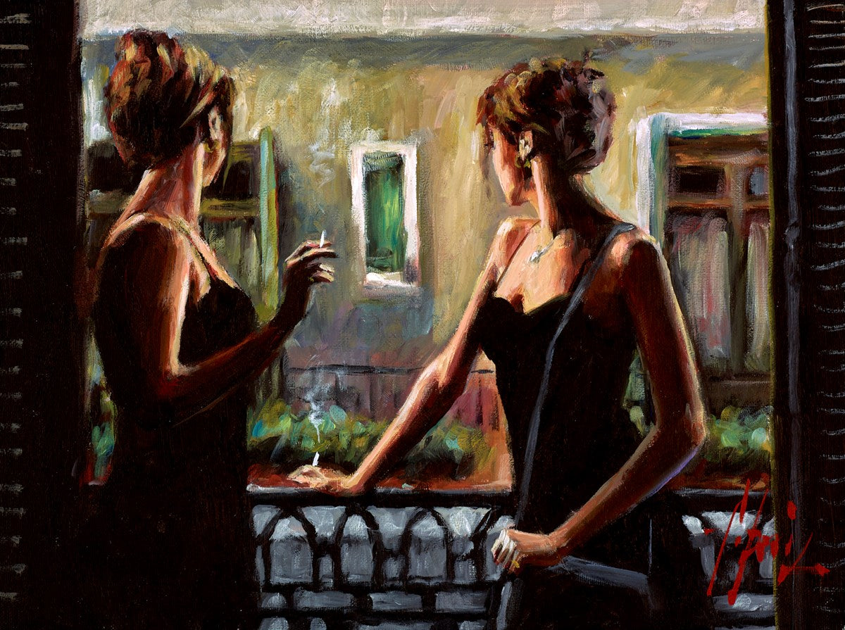 Balcony at Buenos Aires IV by Fabian Perez