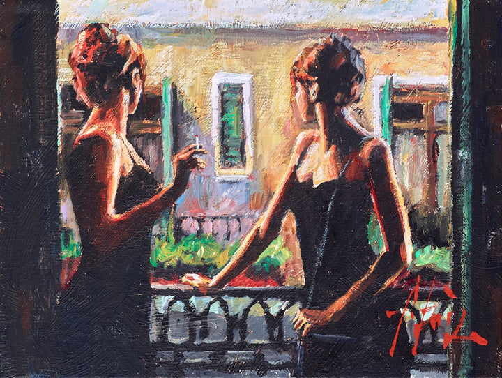 Balcony at Buenos Aires IV by Fabian Perez