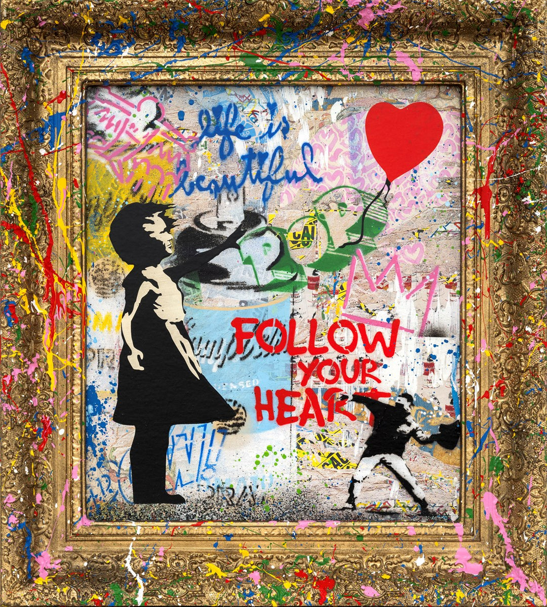 Balloon Girl by Mr Brainwash