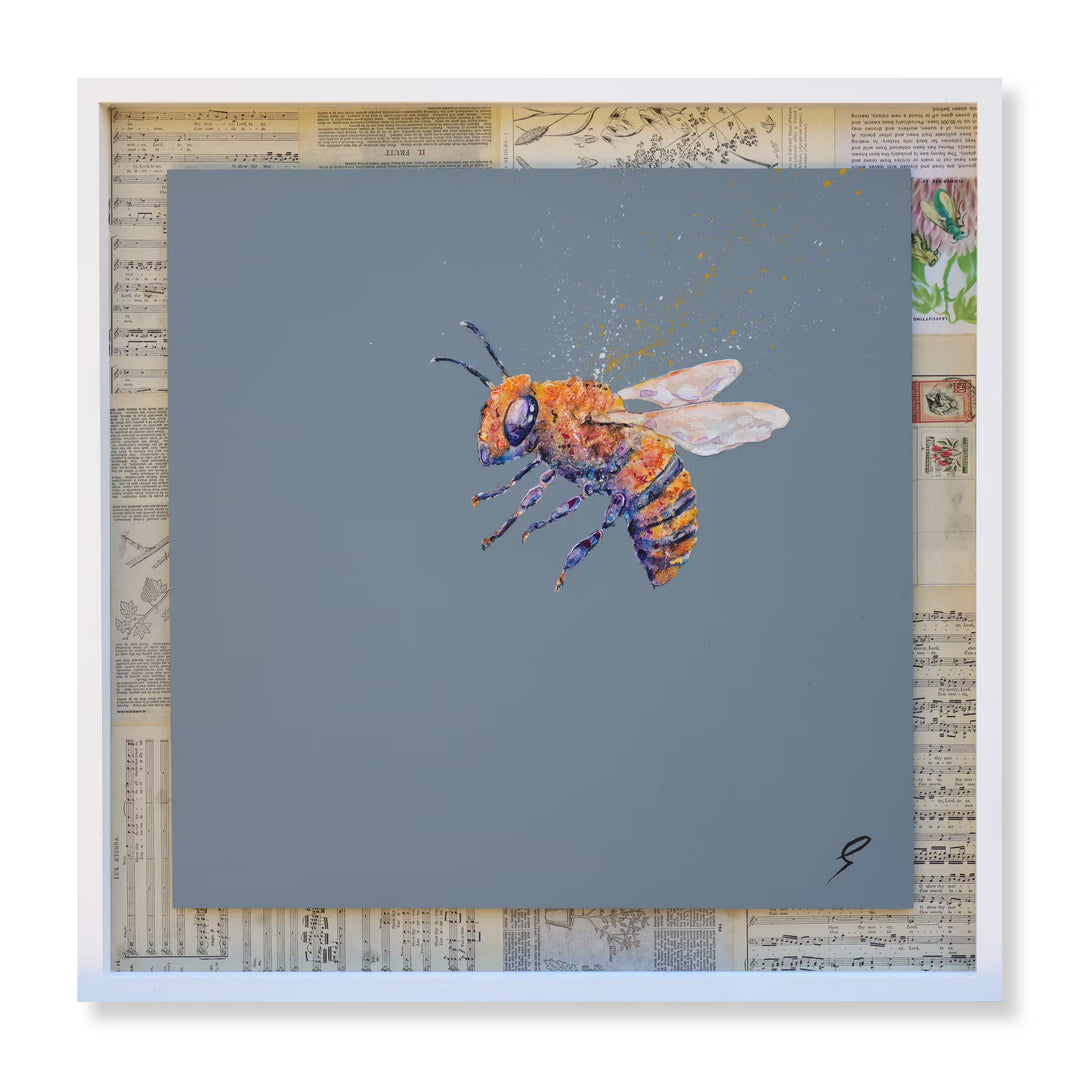 A Giles Ward original painting, the title is Bee There